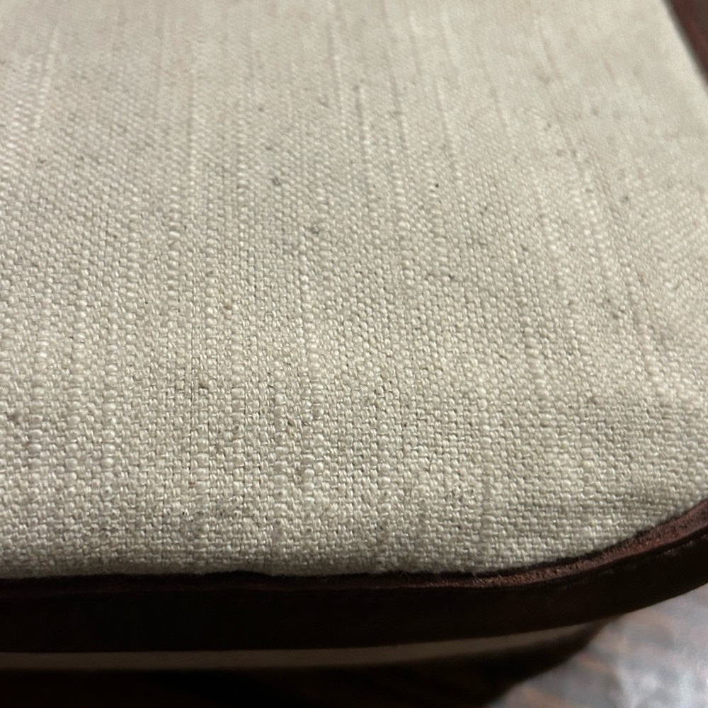 Madewell Cream Canvas Crossbody with Brown Leather Trim - Picture 3 of 12